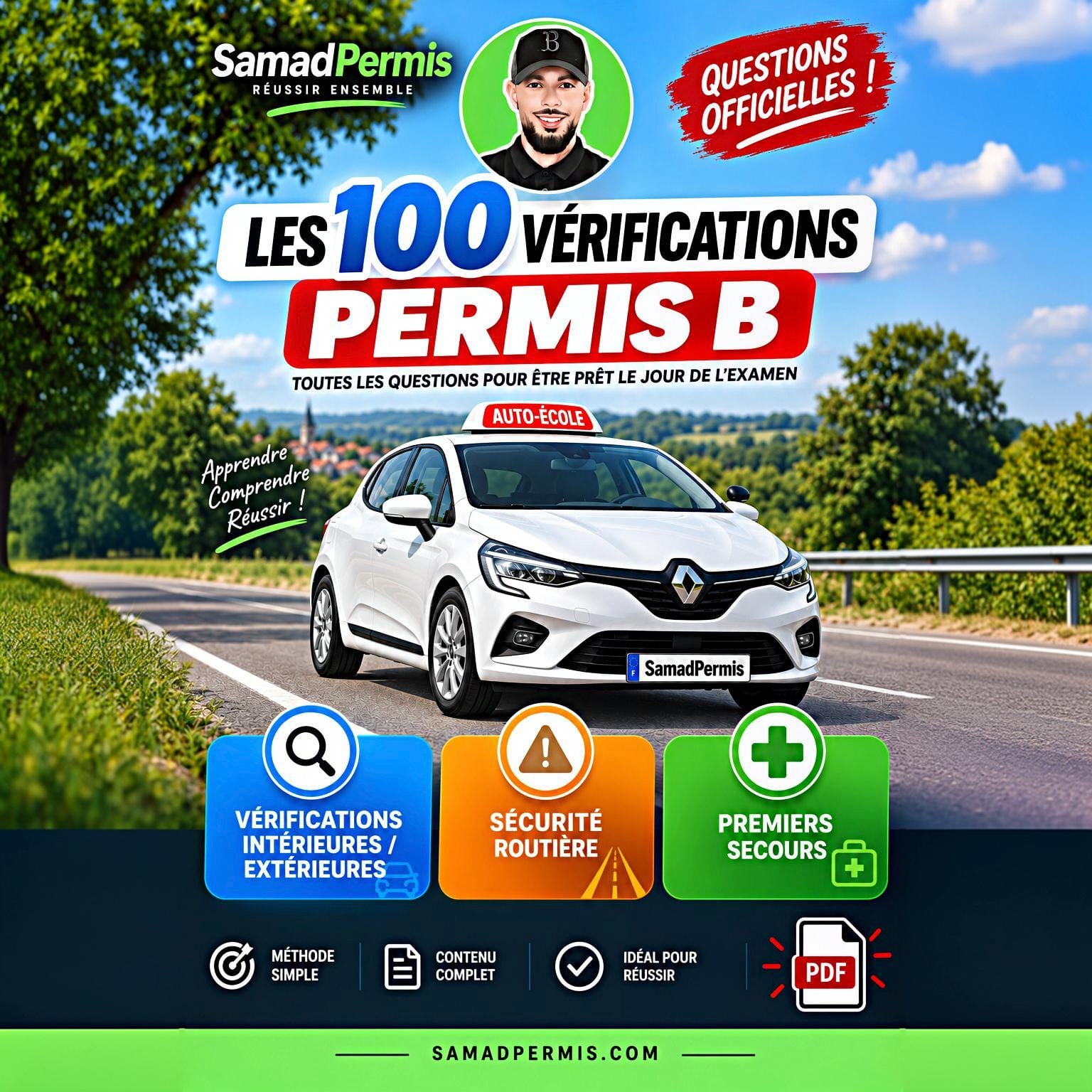 Les 100 vérifications du permis B